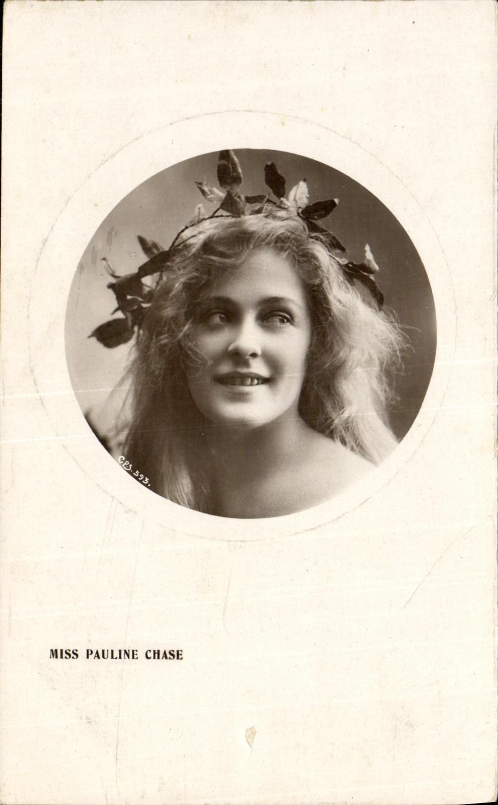 CPA Fantaisie Femme Miss Pauline Chase