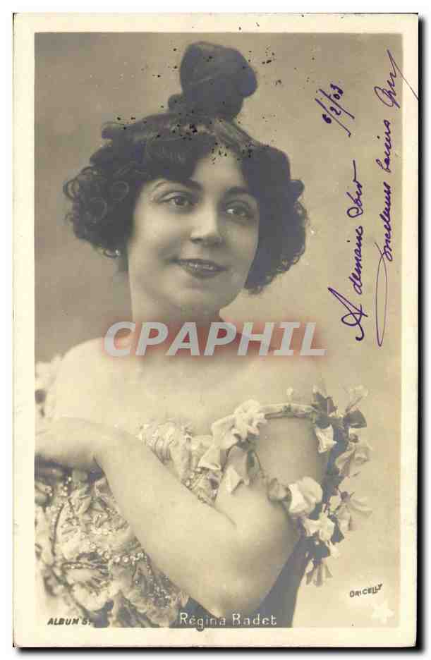 CPA Fantaisie Femme Regina Badet
