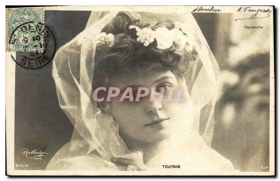 CPA Fantaisie Femme Toutain