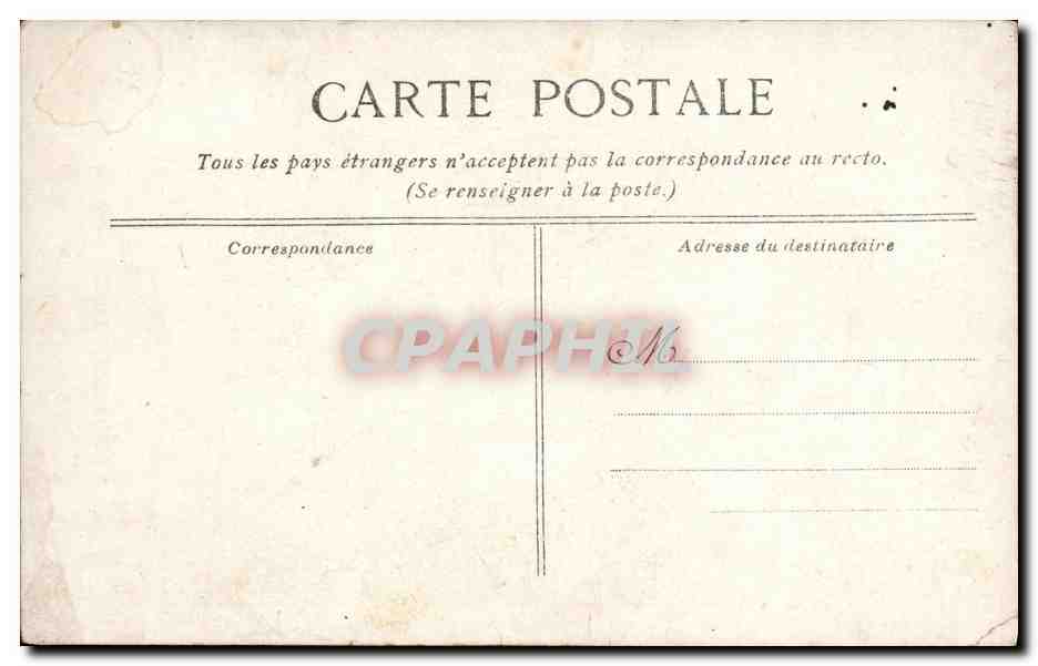 CPA Fantaisie Femme La fille du passeur Adan — Verso