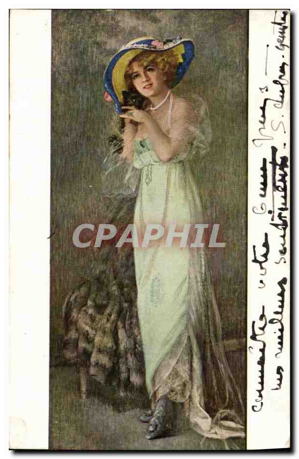 CPA Fantaisie Femme Mme S Aufray Genestoux Portrait de Mlle ARlette Dorgere