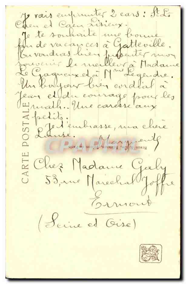 CPA Fantaisie Femme Daisy Martin Kravel — Rückseite