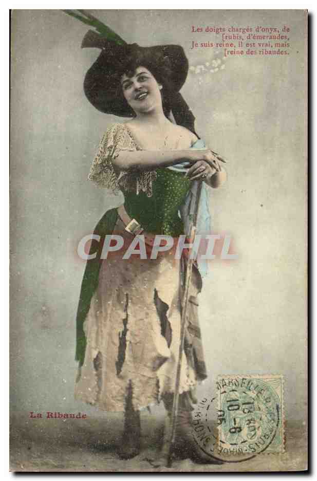 CPA Fantaisie Femme La Ribaude