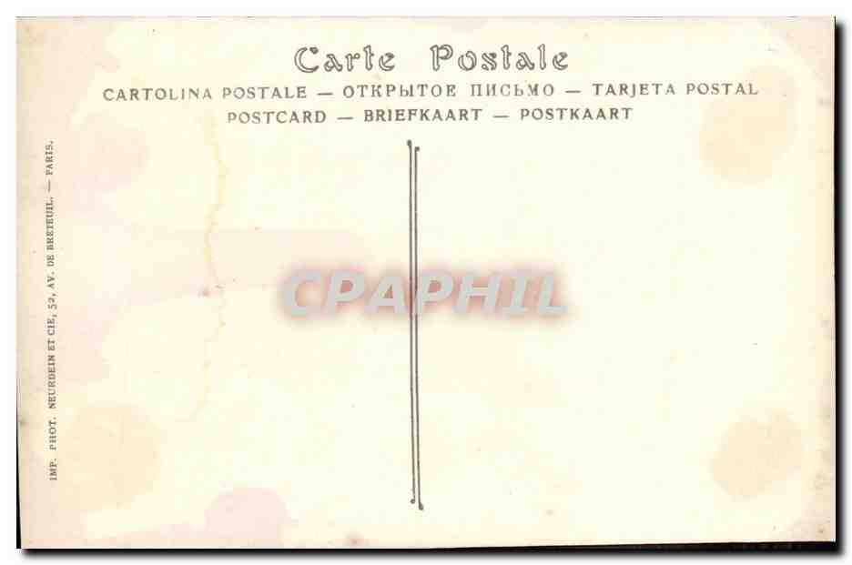 CPA Fantaisie Femme Salons de Paris Henry Perrault Le baiser — Rückseite