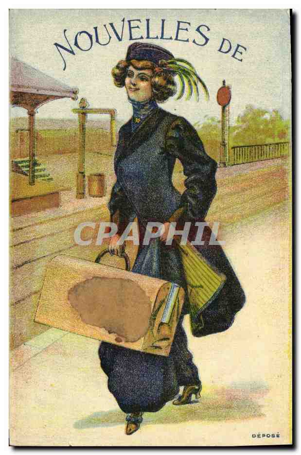 CPA Fantaisie Femme Nouvelles de