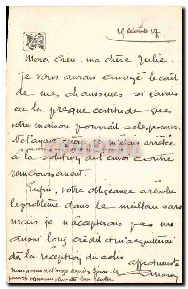 CPA Fantaisie Femme Walhain Sur la cote d emeraude Chevre — Rückseite