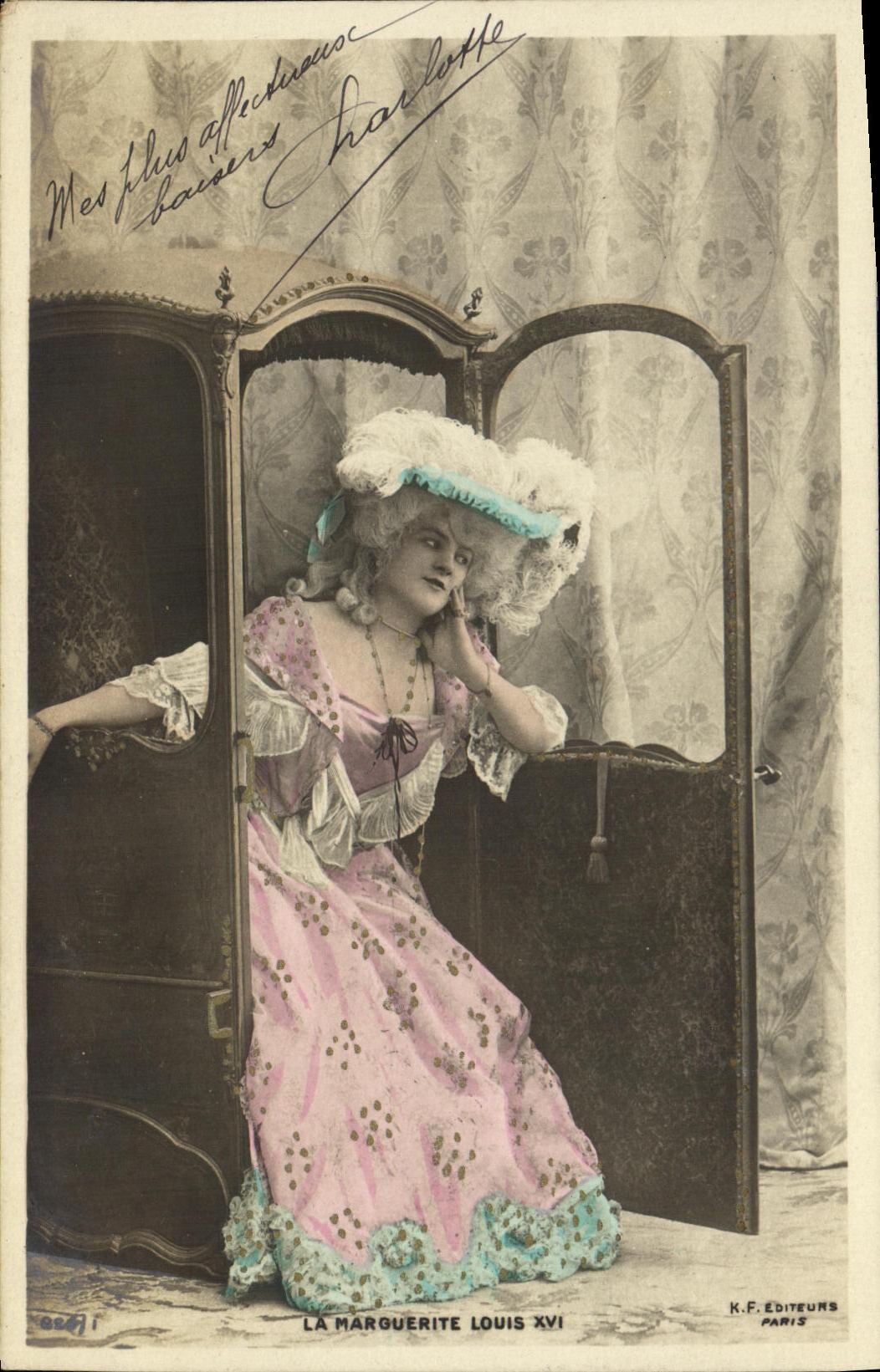 Die Marguerite Louis XVI — Theater-Szene — K.F. Verlag Paris, Nr. 6871
