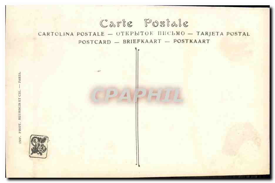 CPA Fantaisie Femme Lecomte de Mouy Celimene  — Verso