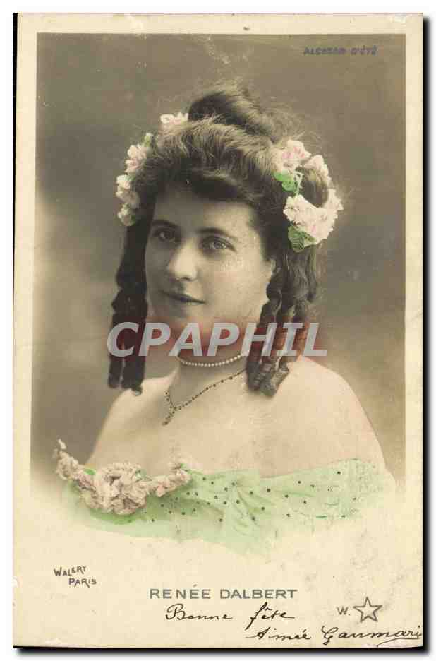 CPA Fantaisie Femme Renee d Albert