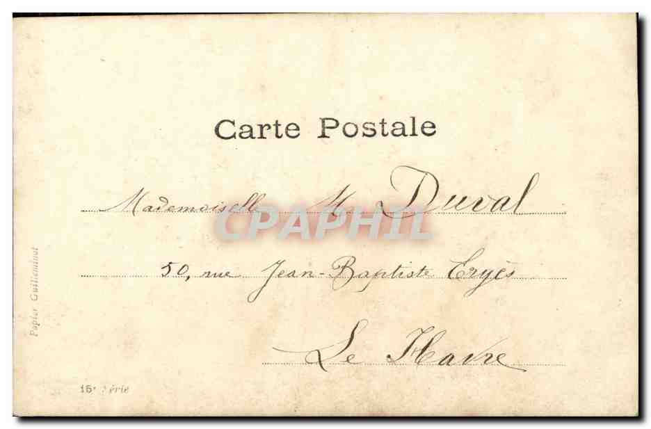 CPA Fantaisie Femme Renee d Albert — Verso