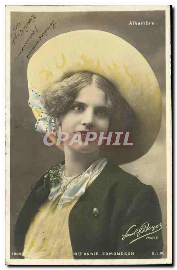 Mme Annie Edmondson — Alhambra — Saul Boyer, Paris, S.I.P.