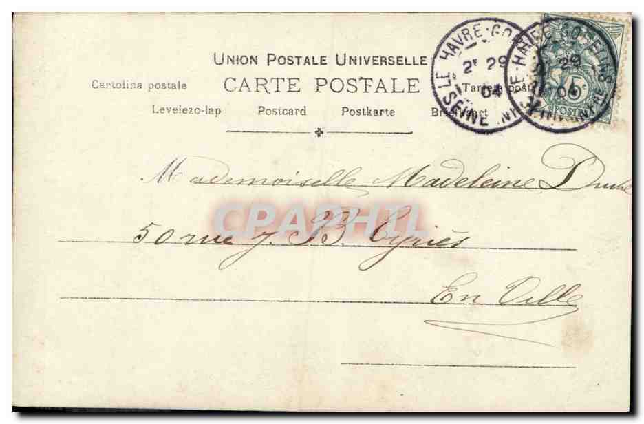 Mme Annie Edmondson — Alhambra — Saul Boyer, Paris, S.I.P. — Achterkant