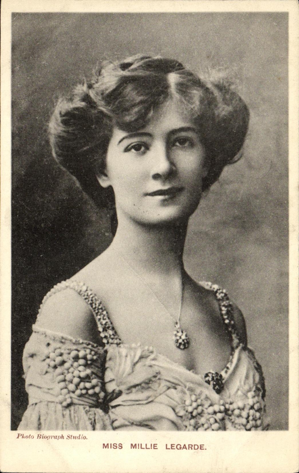Miss Millie Legarde — Portrait — Photo Biograph Studio