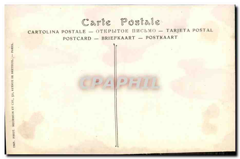 CPA Fantaisie Femme Henry Perrault Le billet Doux — Rückseite