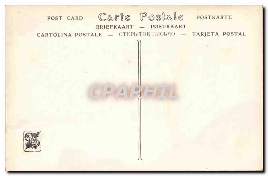 CPA Fantaisie Femme Frank Bail Papotage Salon de 1914 PAris — Verso