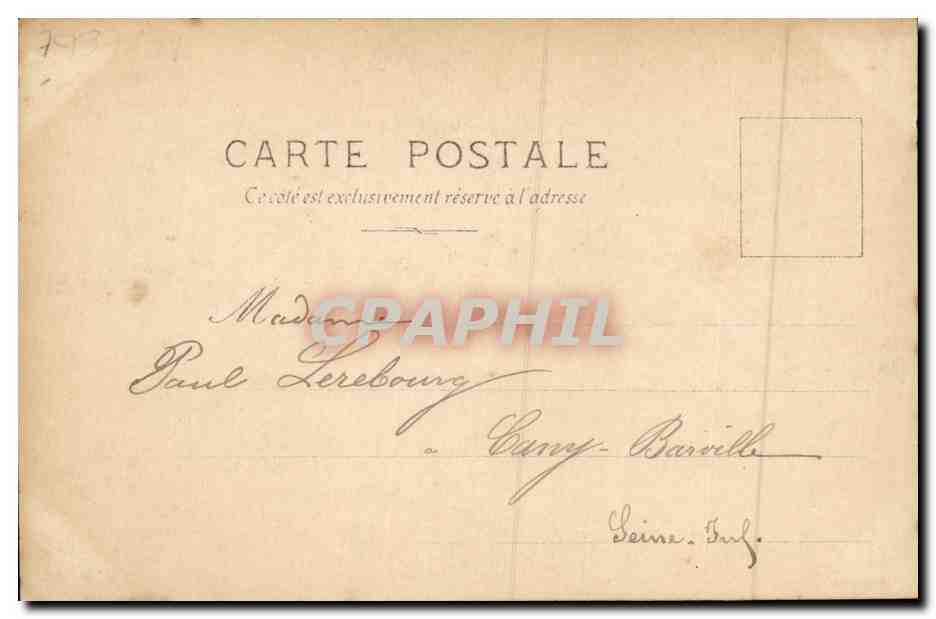 CPA Fantaisie Femme Canda de Boncza — Verso