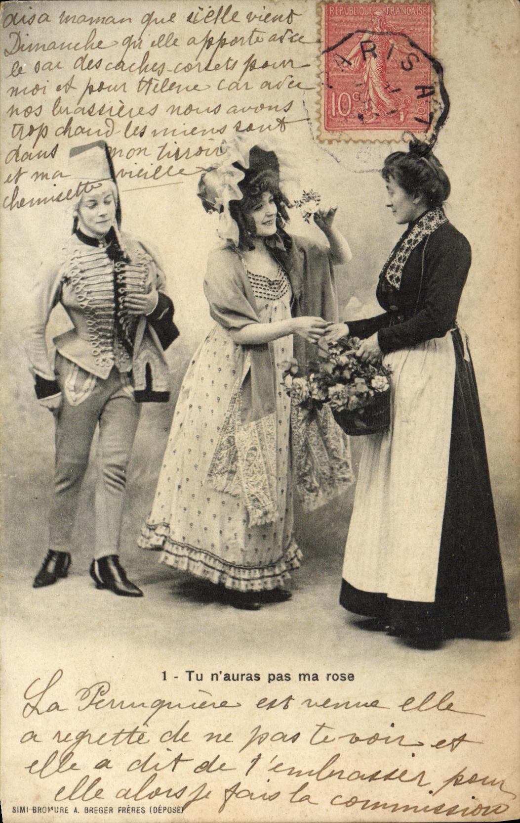 Scène de théâtre — La Pénugnière — SIMI BROMURE A. BREGER FRÈRES