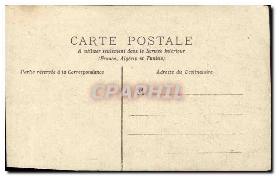 CPA Fantaisie Femmes Servante  — Verso
