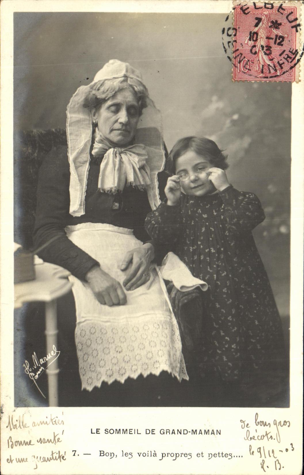 Le sommeil de grand-maman — photo de P. Manuel — n°7