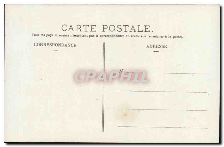 Femme en costume traditionnel — texte poétique — GBA 479 — Rückseite