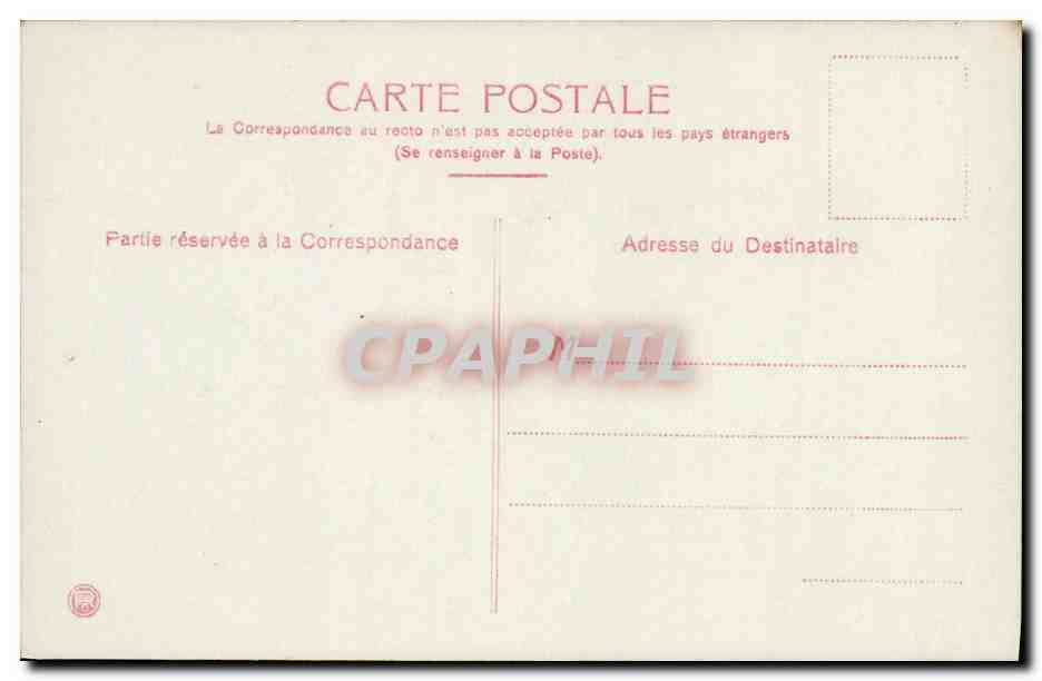 CPA Fantaisie Femme Rouet — Rückseite