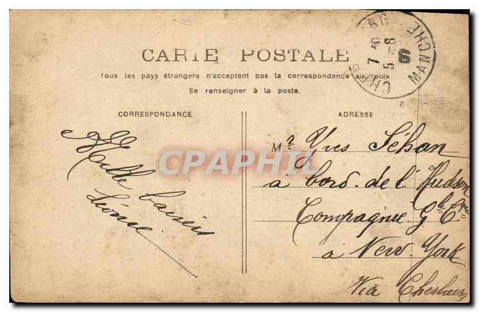 Tarjeta postal antigua Fantasía Mujer Golondrinas — Reverso