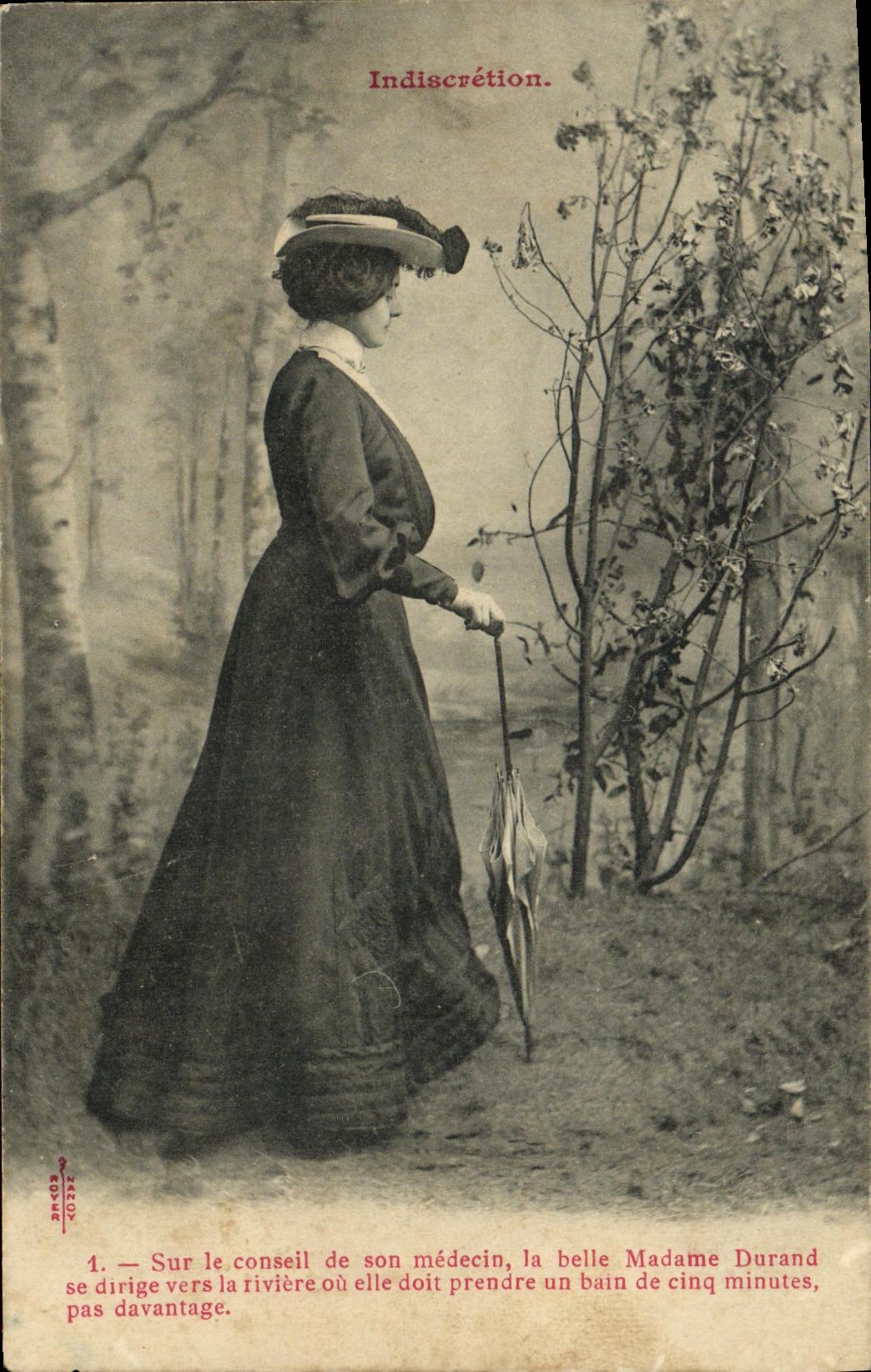 Madame Durand — Indiscrétion — Éditeur A. ZECO, n° 1