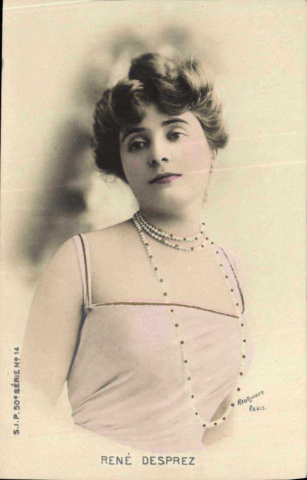 CPA Fantaisie Femme Renee Desprez