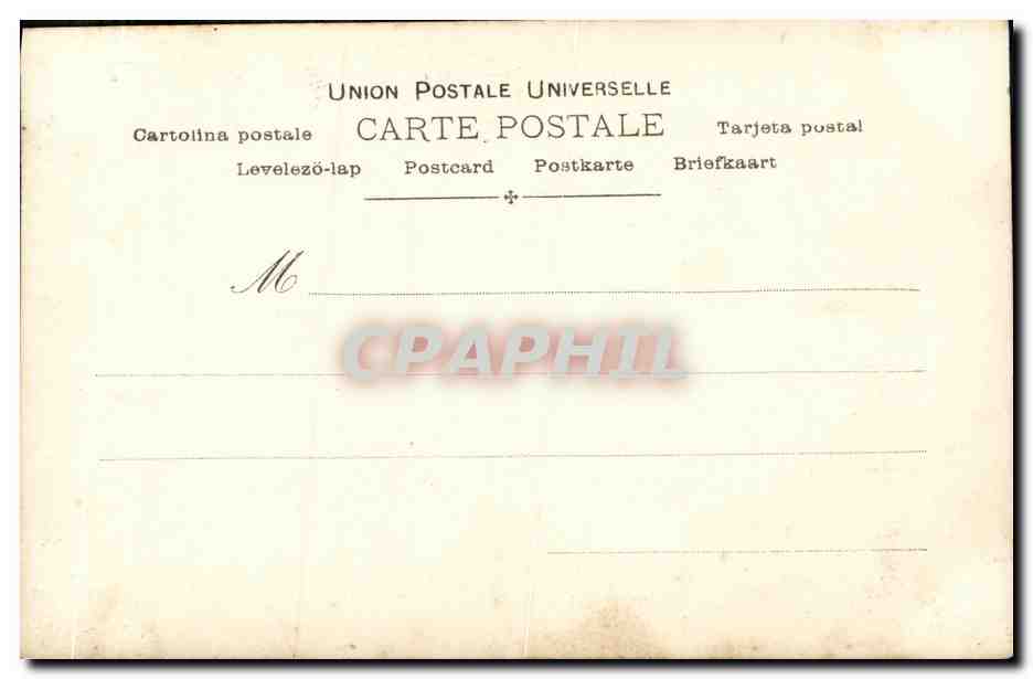 CPA Fantaisie Femme Bacchante — Verso
