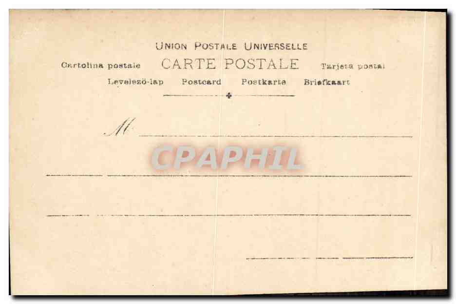 CPA Fantaisie Femme Mlle Alice Bonneton — Verso