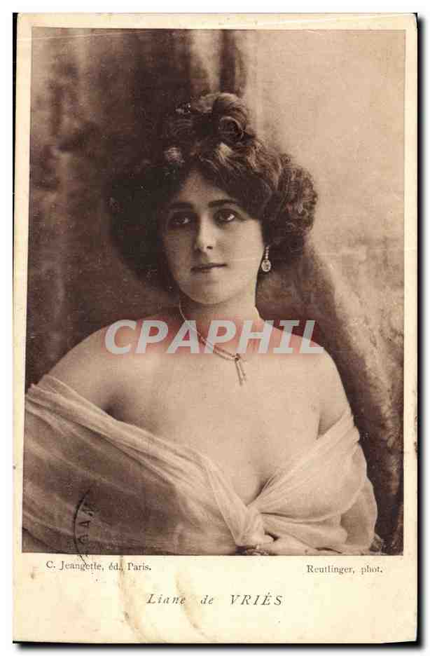 CPA Fantaisie Femme Liane de Vries