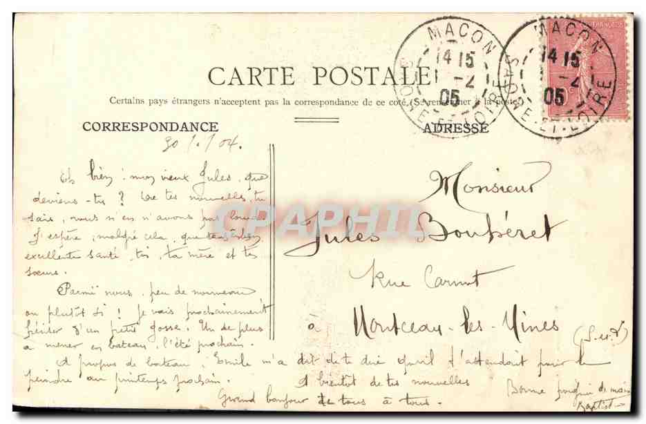 CPA Fantaisie Femme Liane de Vries — Verso