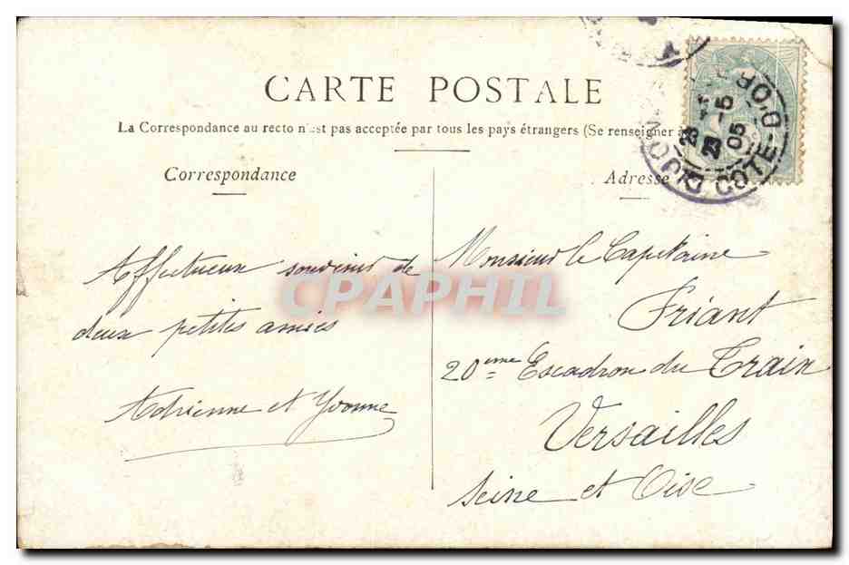 CPA Fantaisie Femme Eyamard Varietes Paris — Verso