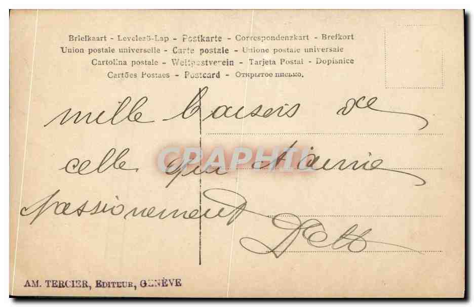 CPA Fantaisie Femme Maureen Desmond — Rückseite