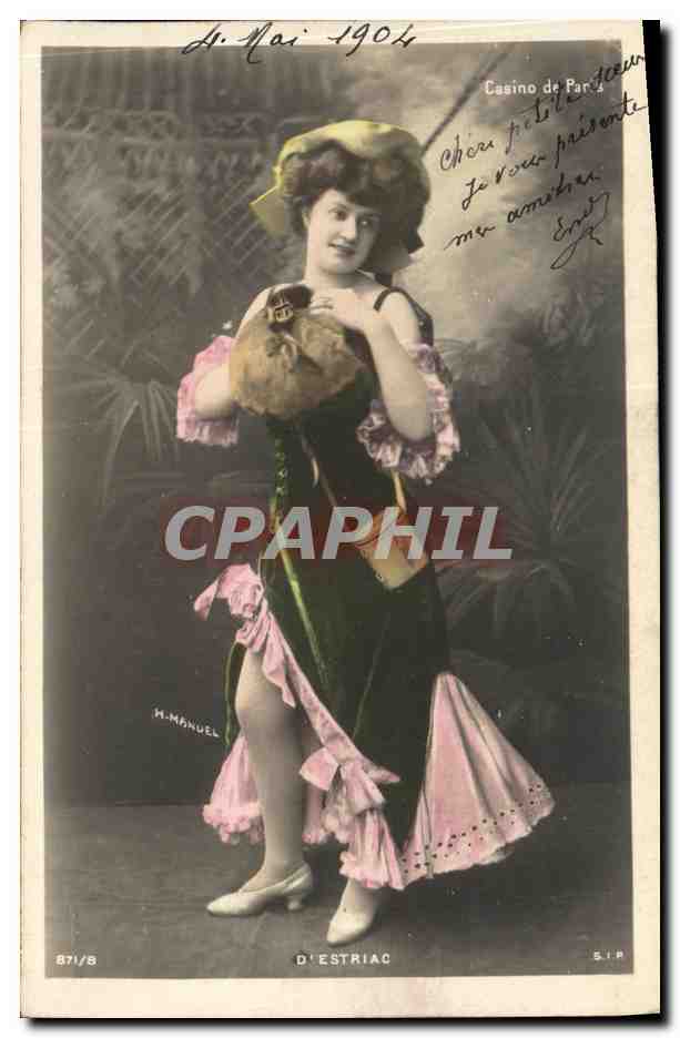 Sujeto femenino en traje de escena — Casino de Paris — H. Manuel, n° 871/8