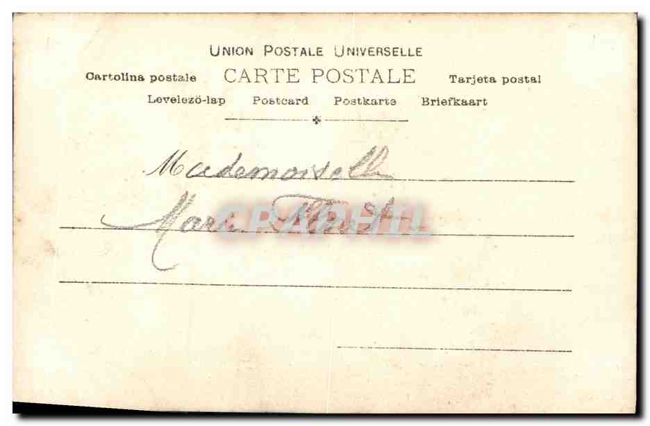 Sujeto femenino en traje de escena — Casino de Paris — H. Manuel, n° 871/8 — Reverso
