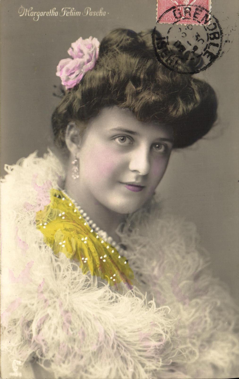 Margaretha Fehlim Pascha — scèneportret — onbekende uitgever