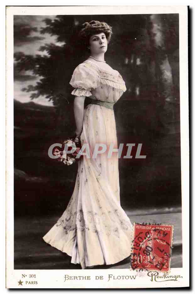 CPA Fantaisie Femme Berthe de Flotow