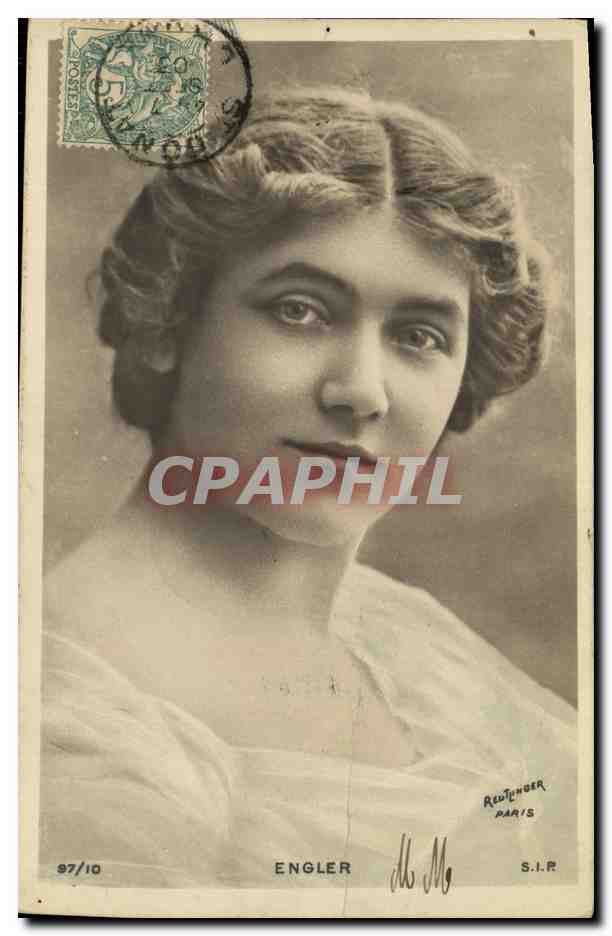 CPA Fantaisie Femme Engler