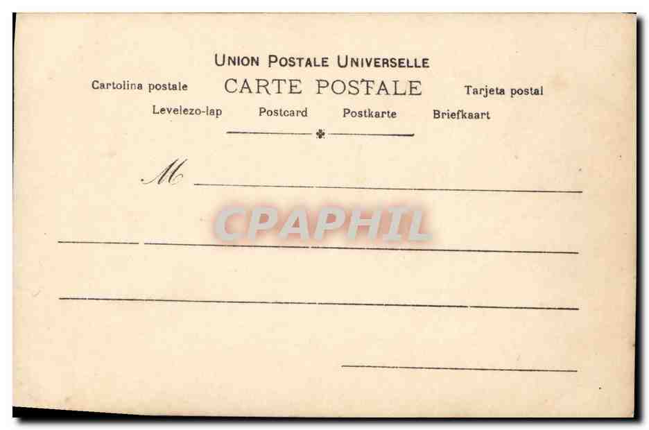 CPA Fantaisie Femme Alhambra Mss Annie Edmondson  — Verso