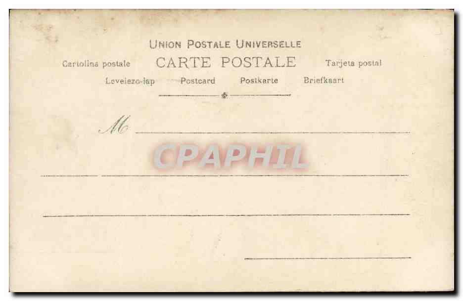 Melle André — Portrait de la chanteuse — Fauld Boyer, Paris, n° 1012 — Verso