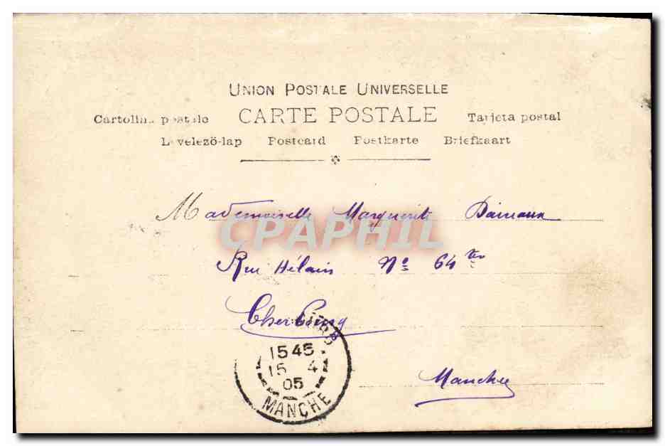 Portrait de femme — Reutlinger, Paris — éditeur Reutlinger, Paris, n° 64 — Reverso