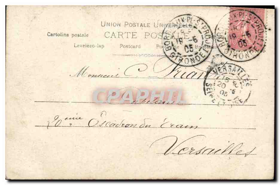 Portrait de femme — Notre-Dame de Paris — DUPONT n°1085 — Reverso