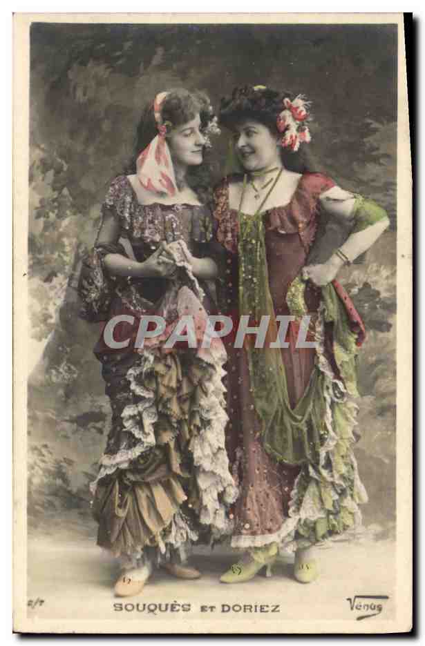 Souquès et Doriez — Deux danseuses en costume de scène — Venas, n° 2/7