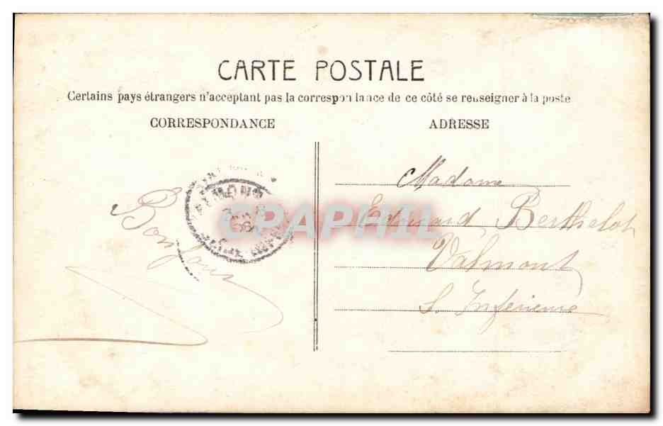 Souquès et Doriez — Sujet : deux danseuses en costume de scène — éditeur Végy — Verso