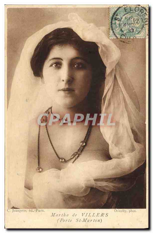 Martha de VILLERS — Portrait de jeune femme en voile — C. Jeungette, éd., Paris