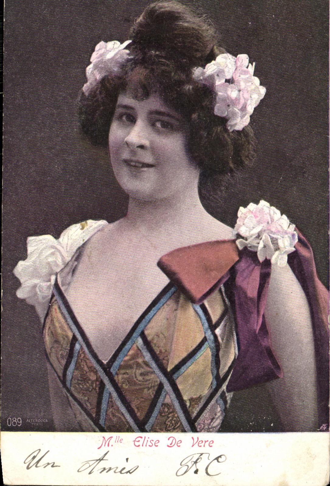 Frau Elise De Vere — Portrait einer Tänzerin — ATEROCCA, Nr. 089