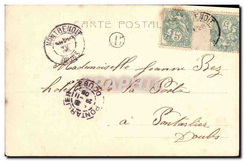 Mlle Elise De Vere — portrait de danseuse — Allerc Joca n°089 — Reverso