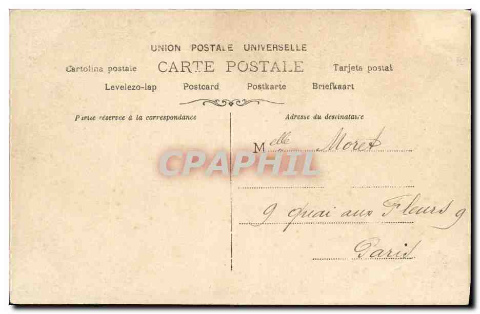 CPA Fantaisie Femme E de Vere Marigny — Rückseite