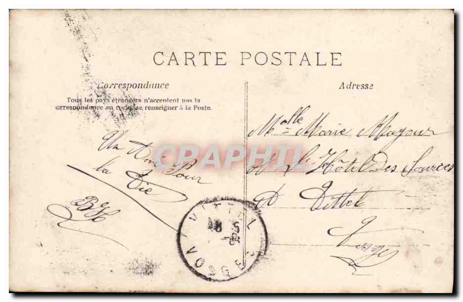 La Bella Oziria — Paul Darby, Parigi — n° 1600 — Verso